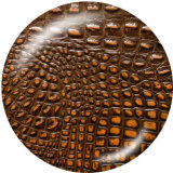20MM  Animal pattern   Print glass snaps buttons