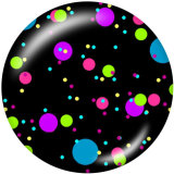 20MM  Pattern  Print glass snaps buttons