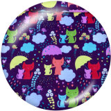 20MM  Pattern  Print glass snaps buttons