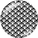 20MM  Pattern  Print glass snaps buttons