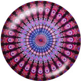 20MM  Pattern  Print glass snaps buttons