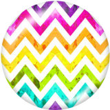 20MM  Pattern  Print glass snaps buttons