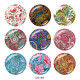 20MM Bohemia Pattern  Print glass snaps buttons
