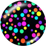 20MM  Pattern  Print glass snaps buttons