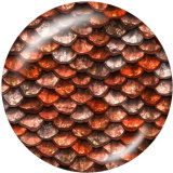 20MM  Pattern  Print glass snaps buttons