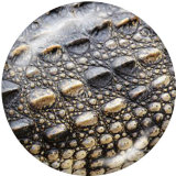 20MM  Animal pattern   Print glass snaps buttons