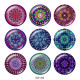 20MM  Pattern  Print glass snaps buttons