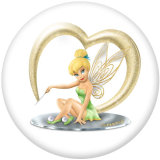 20MM  Elves  Print glass snaps buttons