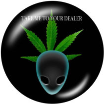 20MM  Hello Human  Print glass snaps buttons