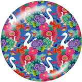 20MM  Pattern  Print glass snaps buttons