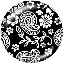 20MM  Pattern   Print glass snaps buttons