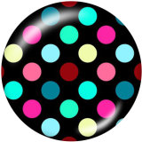 20MM  Pattern  Print glass snaps buttons