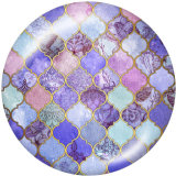 20MM  Pattern  Print glass snaps buttons