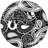 20MM  Pattern   Print glass snaps buttons