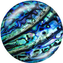 20MM  Pattern  Print  glass snaps buttons Beach Ocean