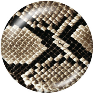 20MM Serpentine  Print glass snaps buttons