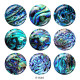 20MM  Pattern  Print  glass snaps buttons Beach Ocean