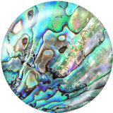 20MM  Pattern  Print  glass snaps buttons Beach Ocean