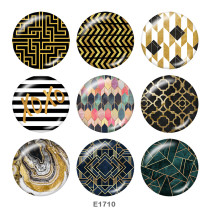 20MM design Print glass snaps buttons XOXO  HOT