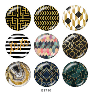 20MM design Print glass snaps buttons XOXO  HOT