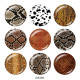 20MM Serpentine  Print glass snaps buttons