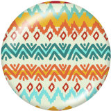20MM Pattern Print glass snaps buttons Beach Ocean