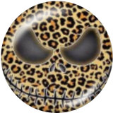 20MM  Cross  Butterfly  Print glass snaps buttons