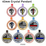 10pcs/lot National flag  glass picture printing products of various sizes  Fridge magnet cabochon