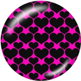 20MM  Pattern  Print  glass snaps buttons