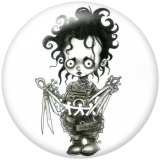 20MM  Halloween  Print  glass snaps buttons