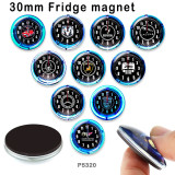 10pcs/lot glass picture printing products of various sizes  Fridge magnet cabochon