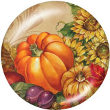 20MM  Halloween  Print  glass snaps buttons