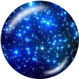 20MM  moon  Faith  Print  glass snaps buttons