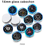 10pcs/lot glass picture printing products of various sizes  Fridge magnet cabochon