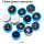 18mm glass cabochon