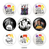 20MM  Vocue  Print  glass snaps buttons Halloween