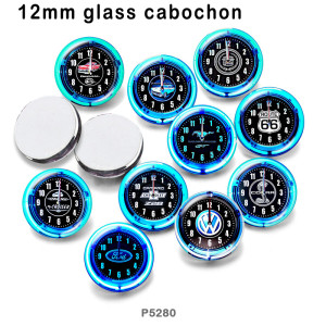 10pcs/lot glass picture printing products of various sizes  Fridge magnet cabochon
