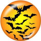 20MM  Halloween  Print  glass snaps buttons