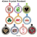 10pcs/lot National flag  glass picture printing products of various sizes  Fridge magnet cabochon