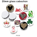 10pcs/lot National flag  glass picture printing products of various sizes  Fridge magnet cabochon