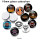 16mm glass cabochon