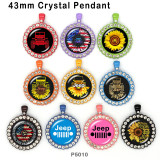 10pcs/lot Car glass picture printing products of various sizes  Fridge magnet cabochon