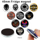 10pcs/lot motorcycle Car  glass picture printing products of various sizes  Fridge magnet cabochon