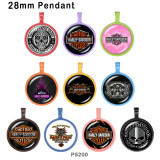 10pcs/lot motorcycle Car  glass picture printing products of various sizes  Fridge magnet cabochon