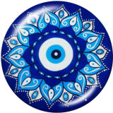 20MM  pattern  eye Print  glass snaps buttons