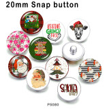 10pcs/lot Christmas  glass picture printing products of various sizes  Fridge magnet cabochon