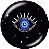 20MM  pattern  eye Print  glass snaps buttons