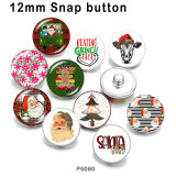 10pcs/lot Christmas  glass picture printing products of various sizes  Fridge magnet cabochon