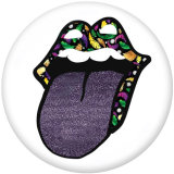 20MM  St Patricks Day  Print  glass snaps buttons
