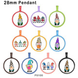 10pcs/lot festival  glass picture printing products of various sizes  Fridge magnet cabochon